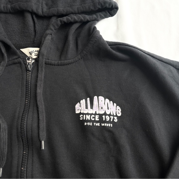 The Ride the Waves Checkered Zip Up 🌊 by Billabong; Size Large - Picture 2 of 7
